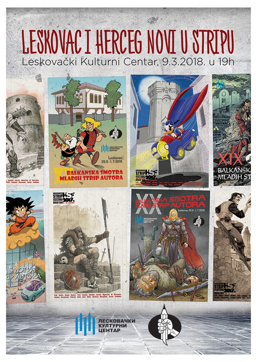 leskovac i herceg novi u stripu